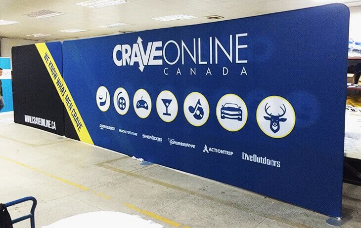 tension fabric display banners