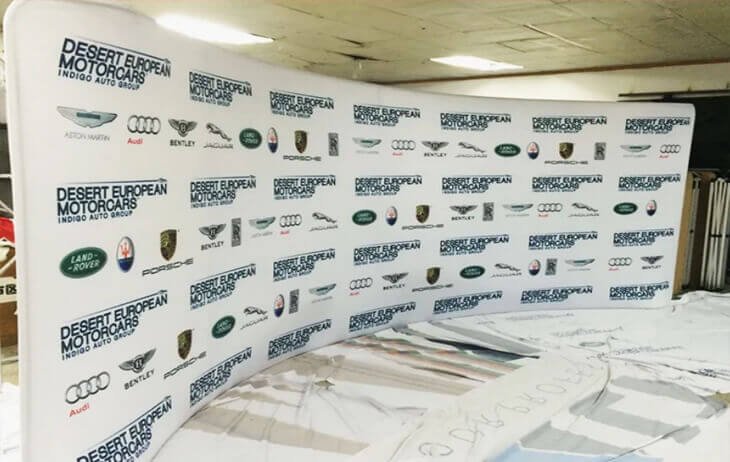tension fabric display banners