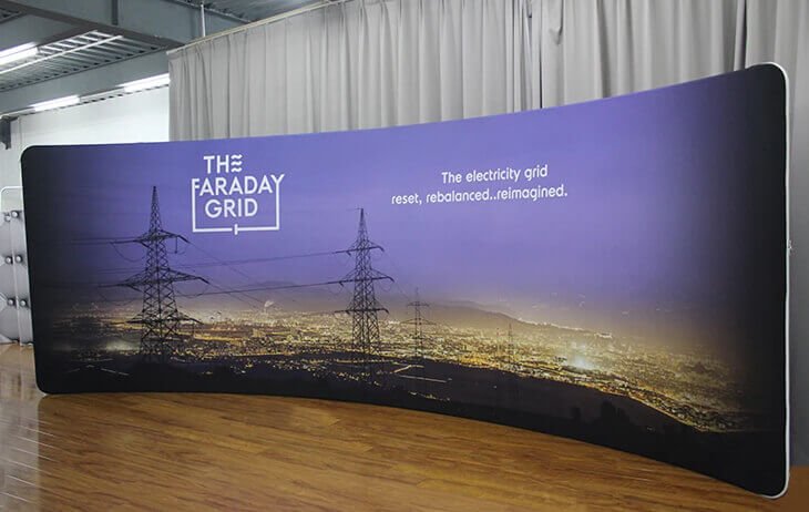 tension fabric display banners