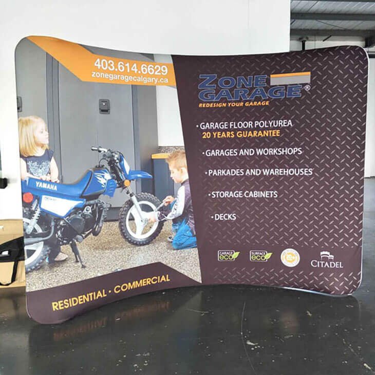 tension fabric display banners