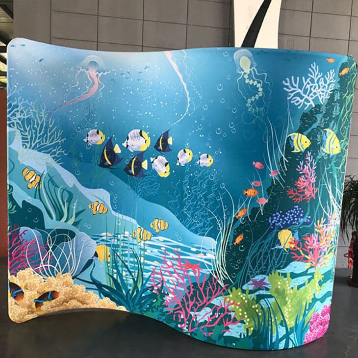 tension fabric display banners