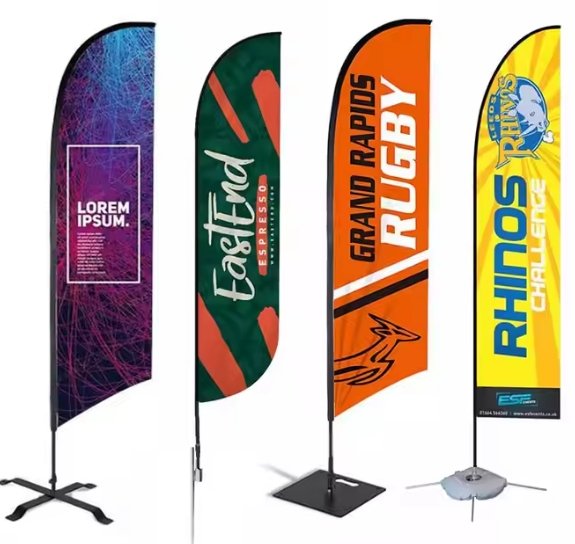 Portability and Ease of Use of Custom Feather Flags