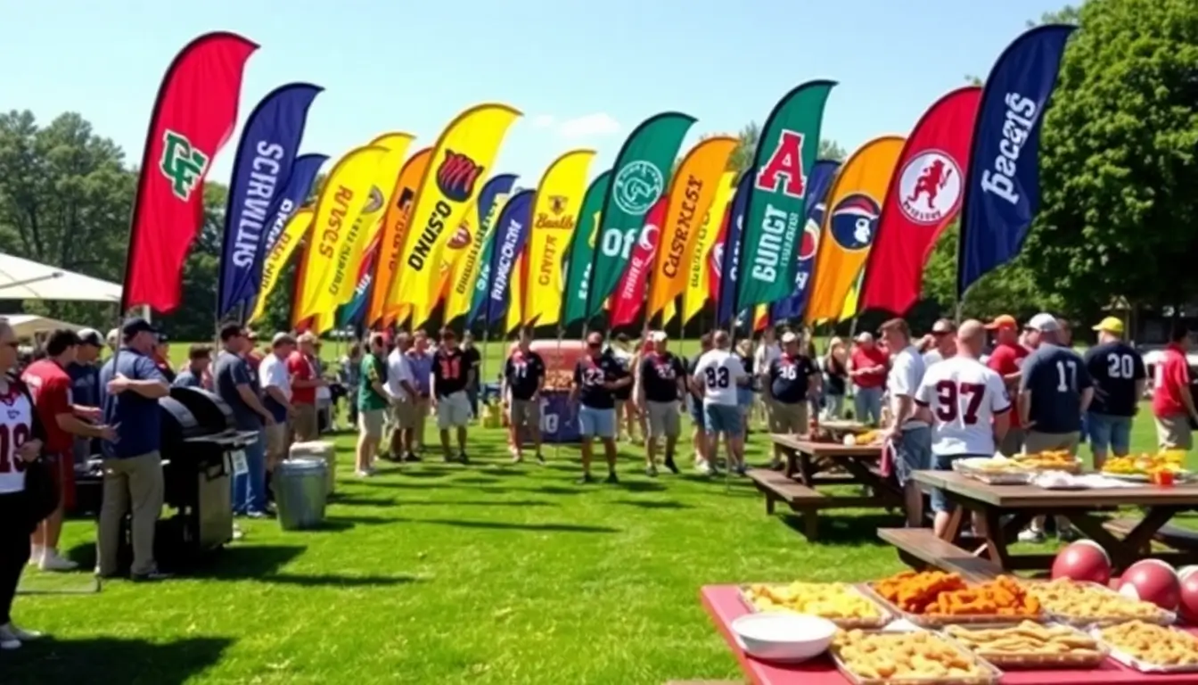 17 College Football Feather Flags That’ll Make Your Sports Event the Talk of the Town!