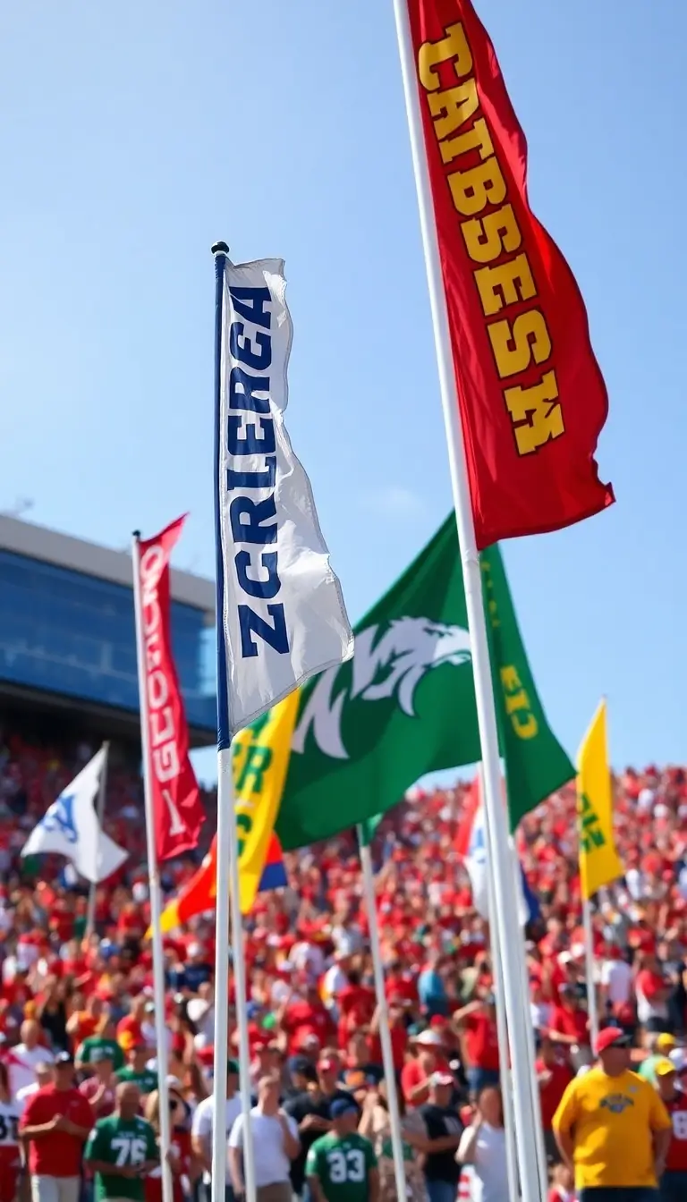 17 College Football Feather Flags That’ll Make Your Sports Event the Talk of the Town! - 9. Eco-Friendly Options