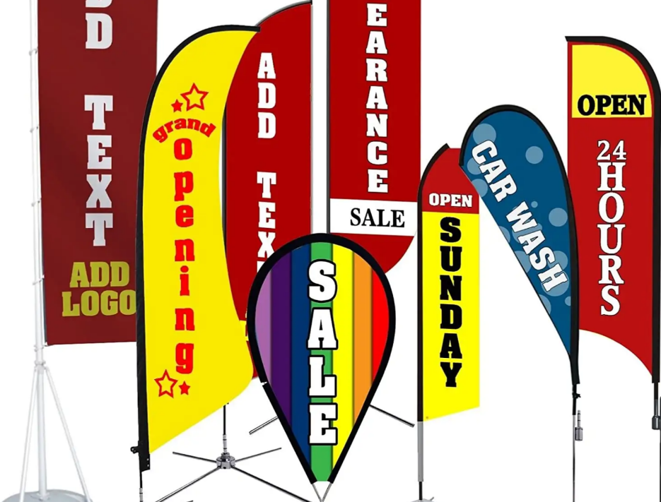 Custom Feather Flags vs Teardrop Flags