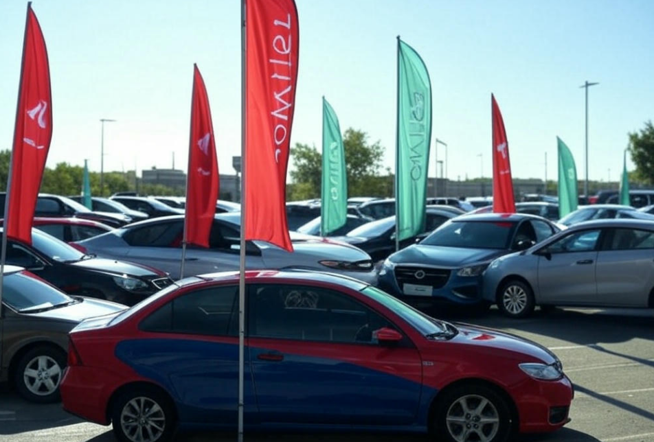 Feather Flags for Car Dealerships