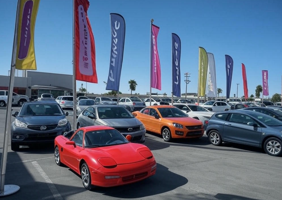 Feather Flags for Car Dealerships