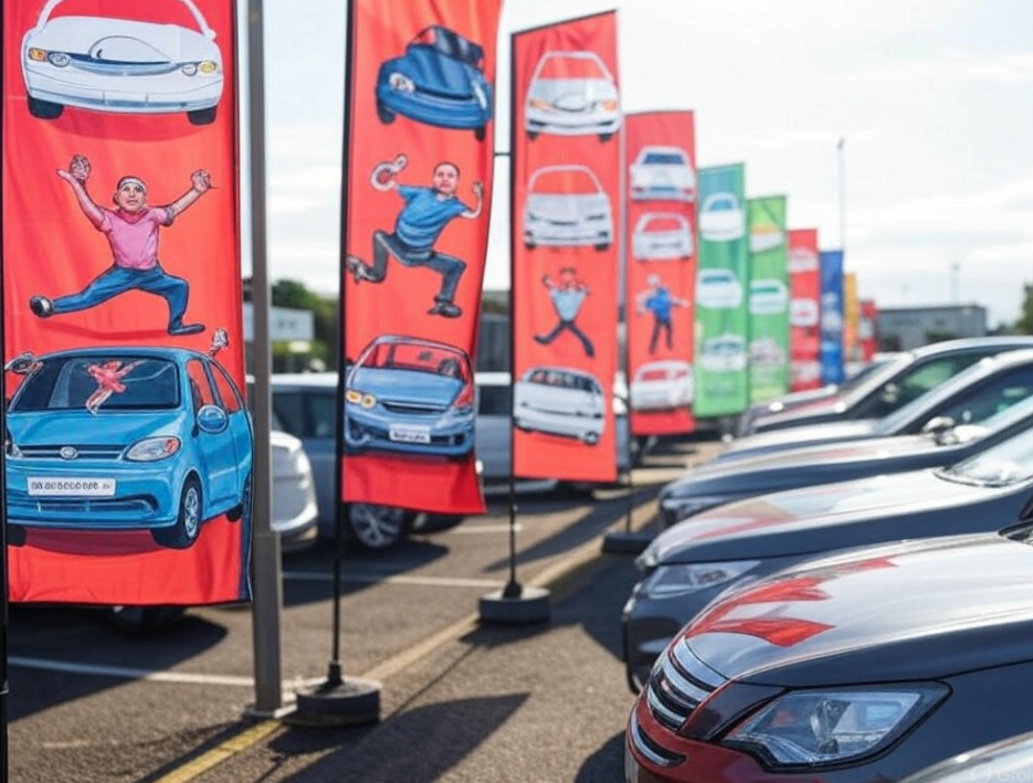 Feather Flags for Car Dealerships