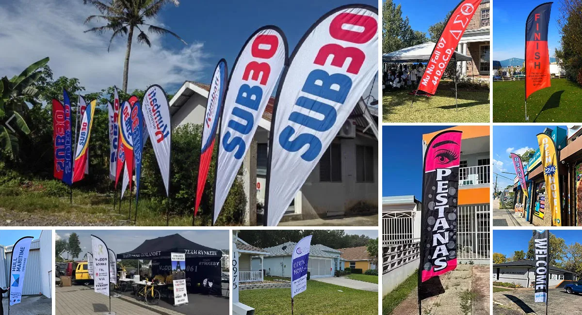 Feather Flags for Trade Shows in 2025: Expert Tips