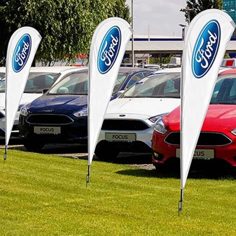 Cheap teardrop flags