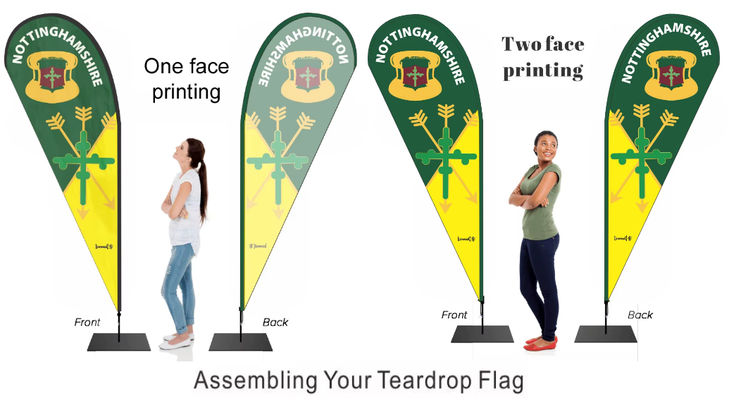 teardrop flag pole for different flag