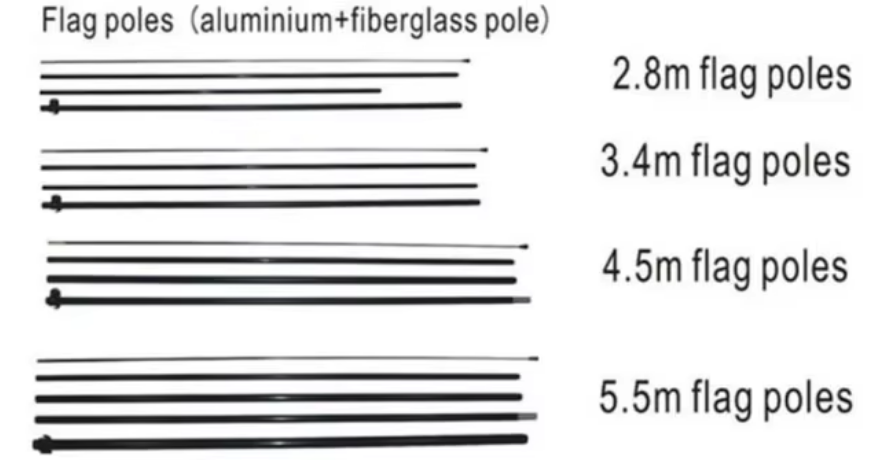 teardrop flag pole