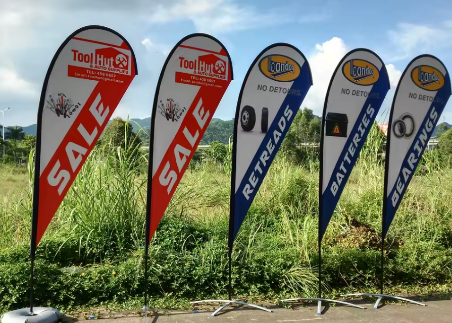 teardrop flag pole for different flag