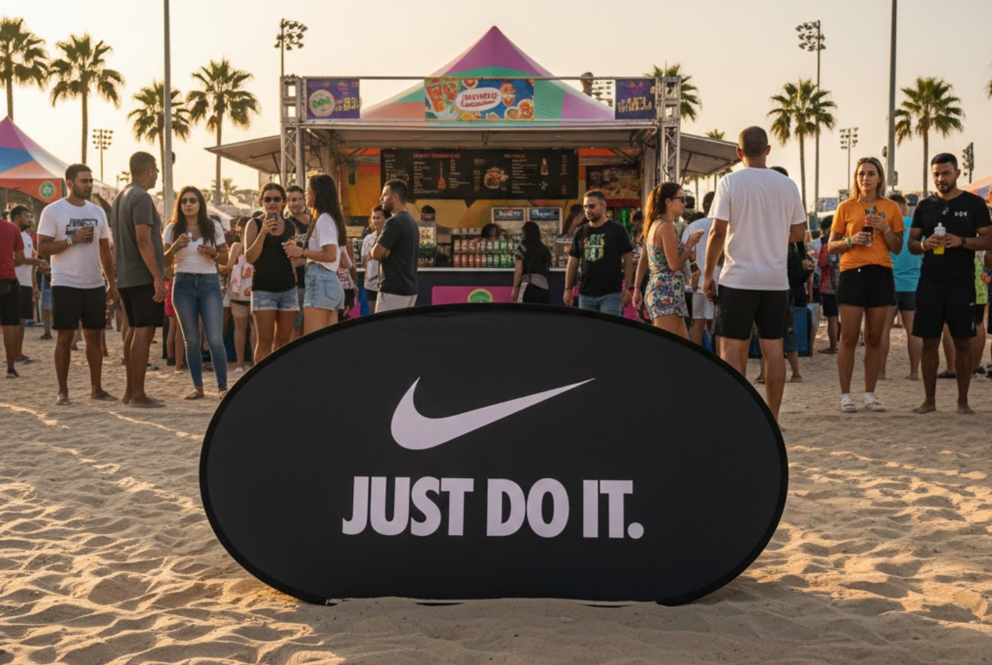 Pop Out Beach Banner