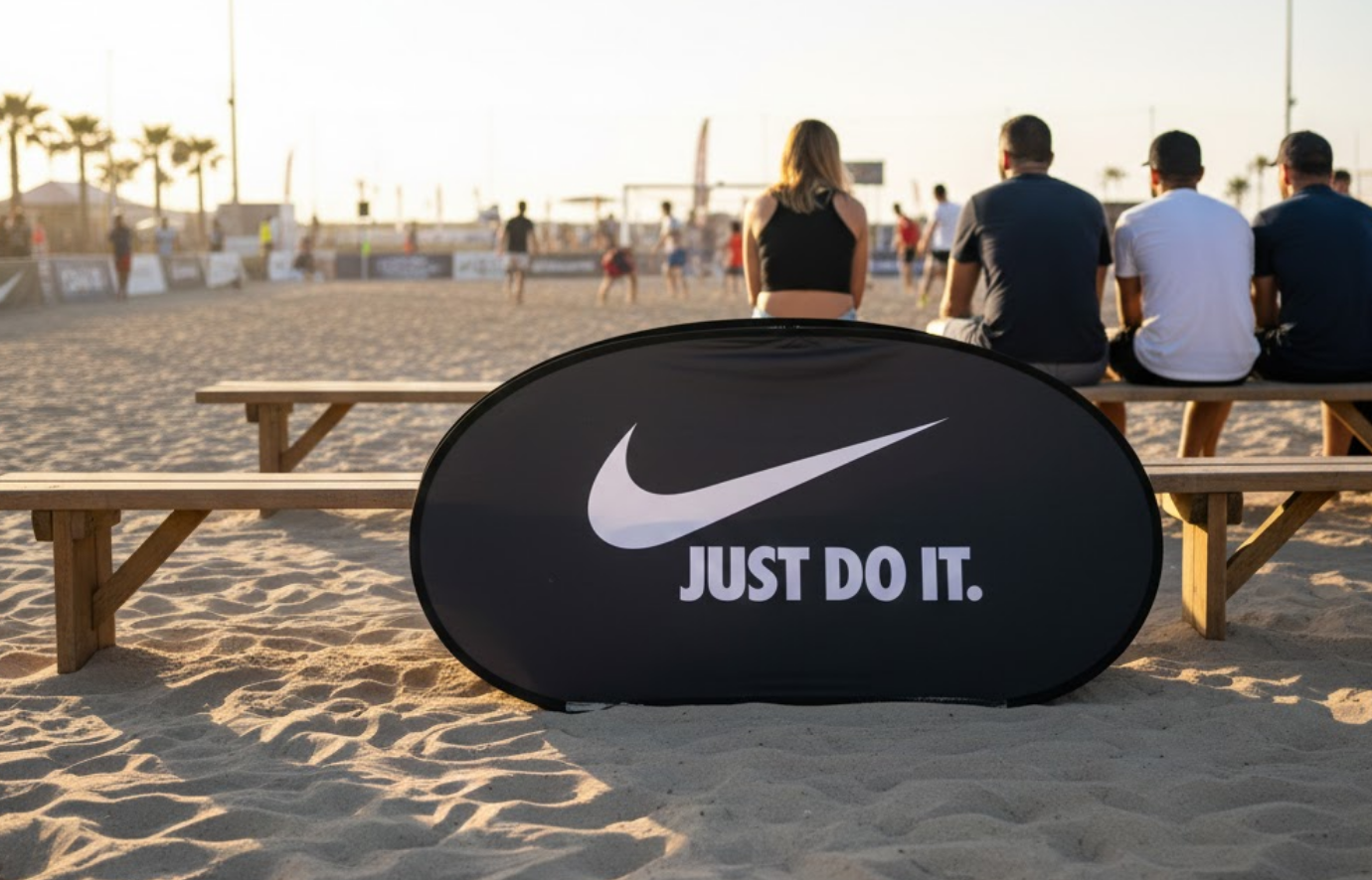 Pop Out Beach Banner