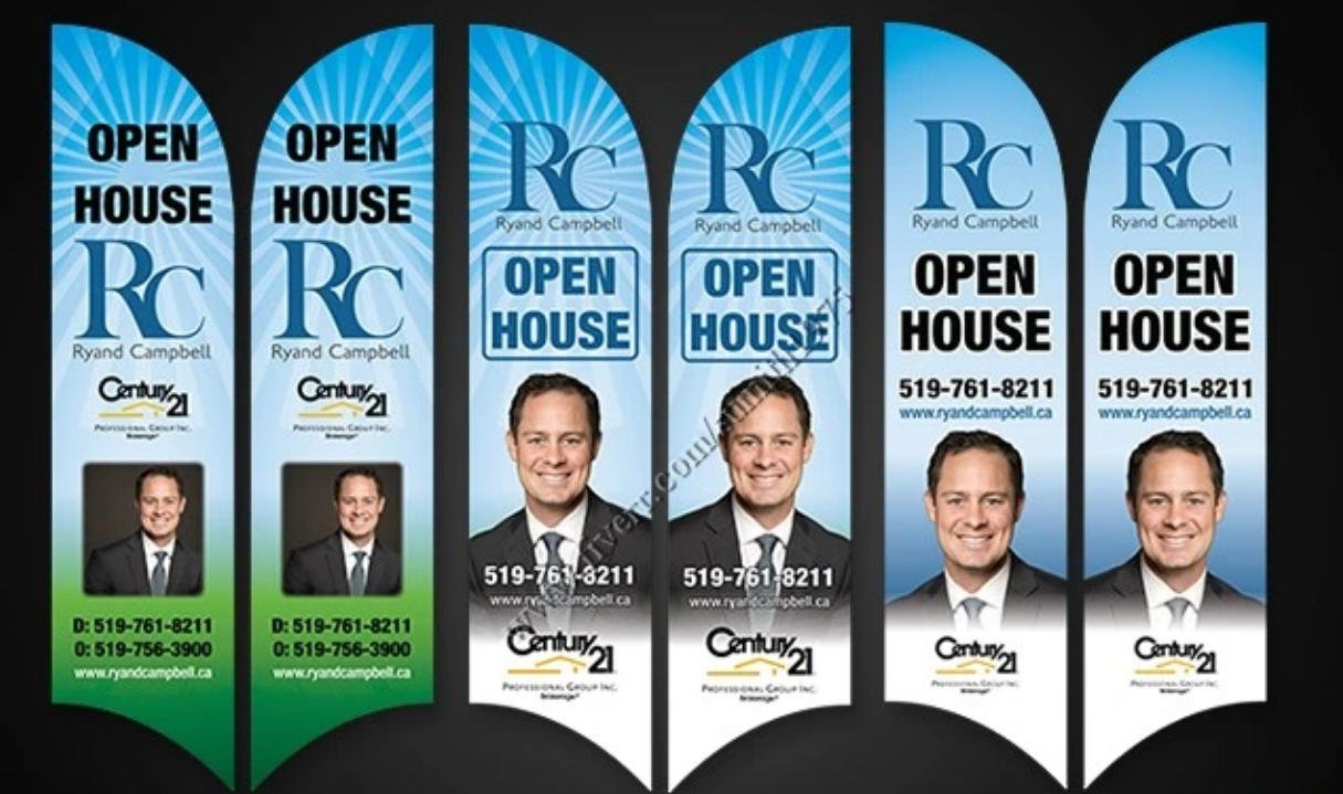 Feather Flags Double Sided