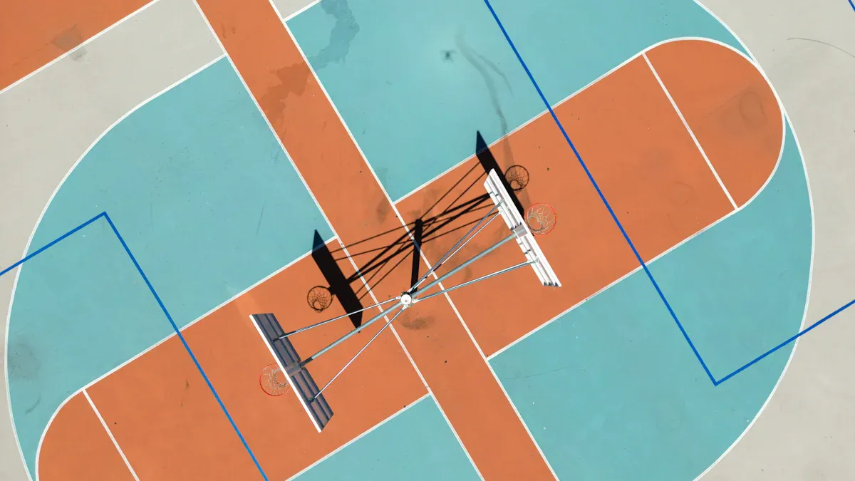 Basketball Court Divider Nets