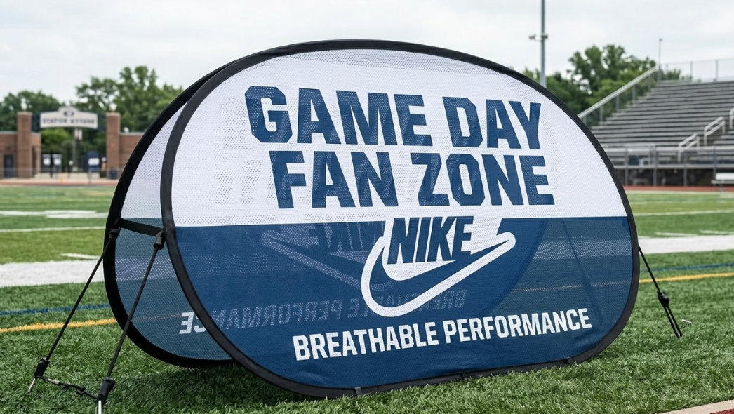 Heavy-Duty Outdoor Football Sideline Banners