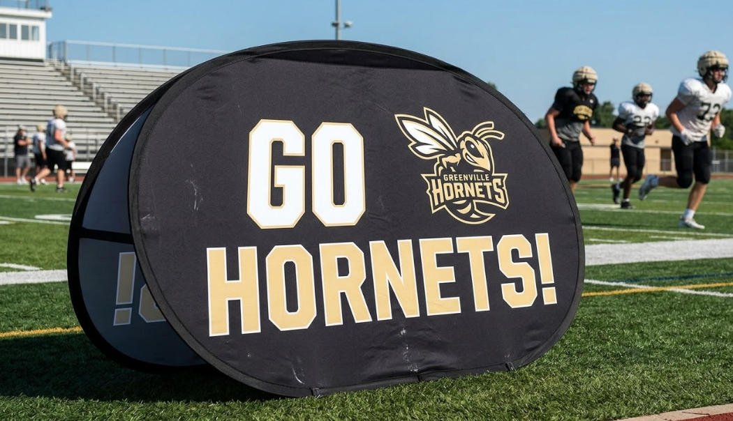 Heavy-Duty Outdoor Football Sideline Banners