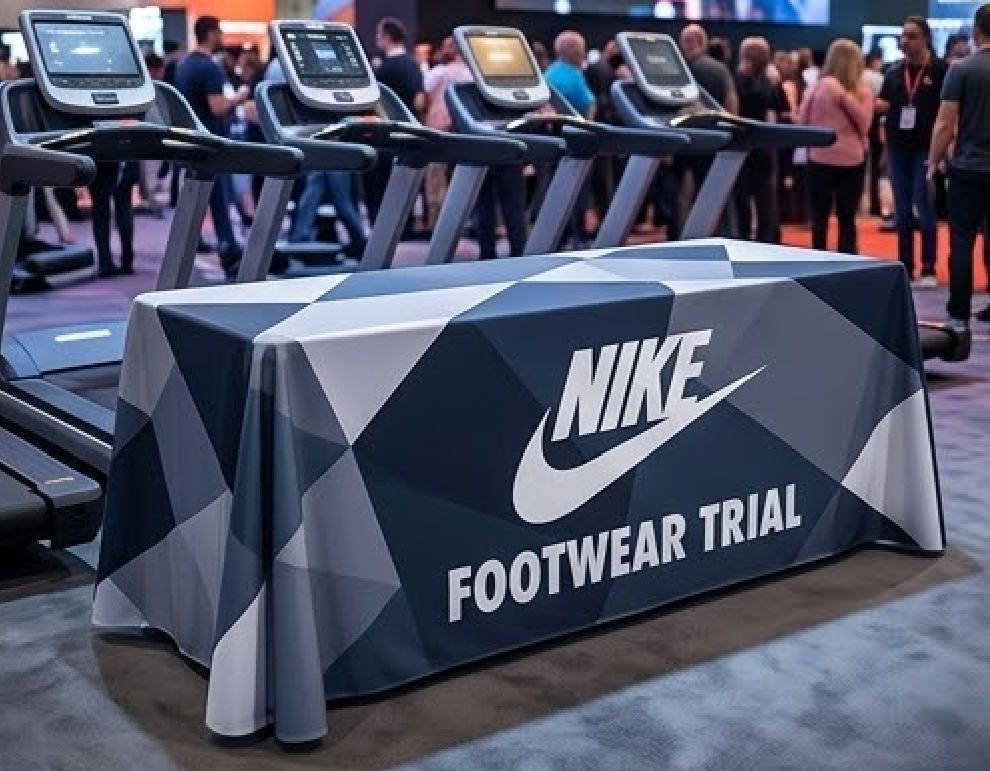 Custom stretch table Cloth with logo