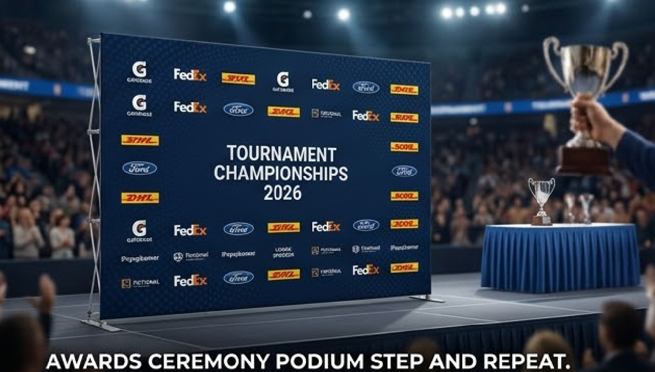How to Brand Your Basketball Tournament with Step and Repeat Stands