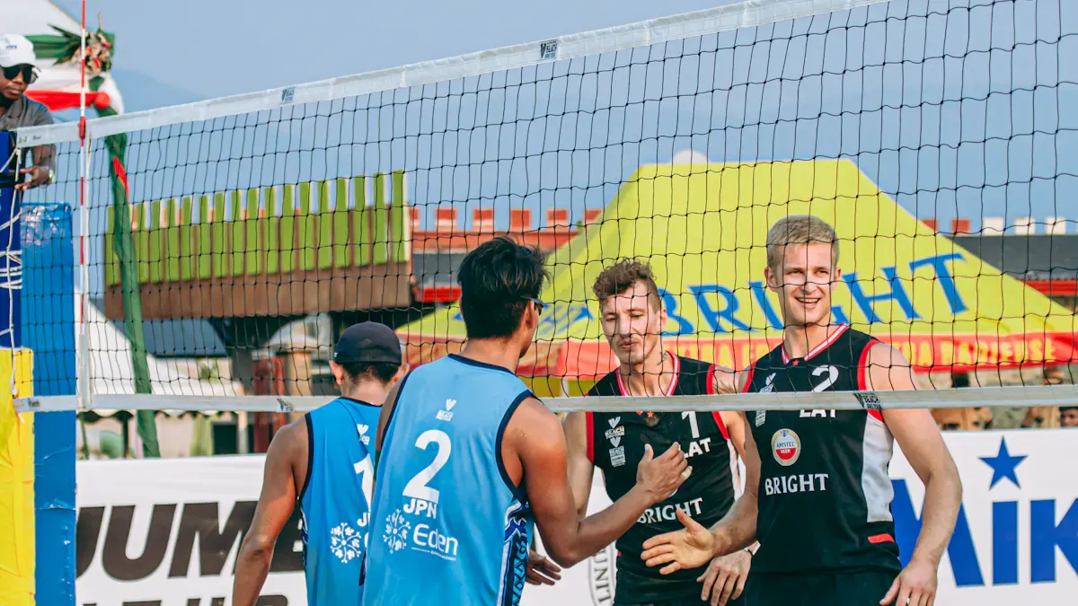 Custom Volleyball Tournament Backdrop Process